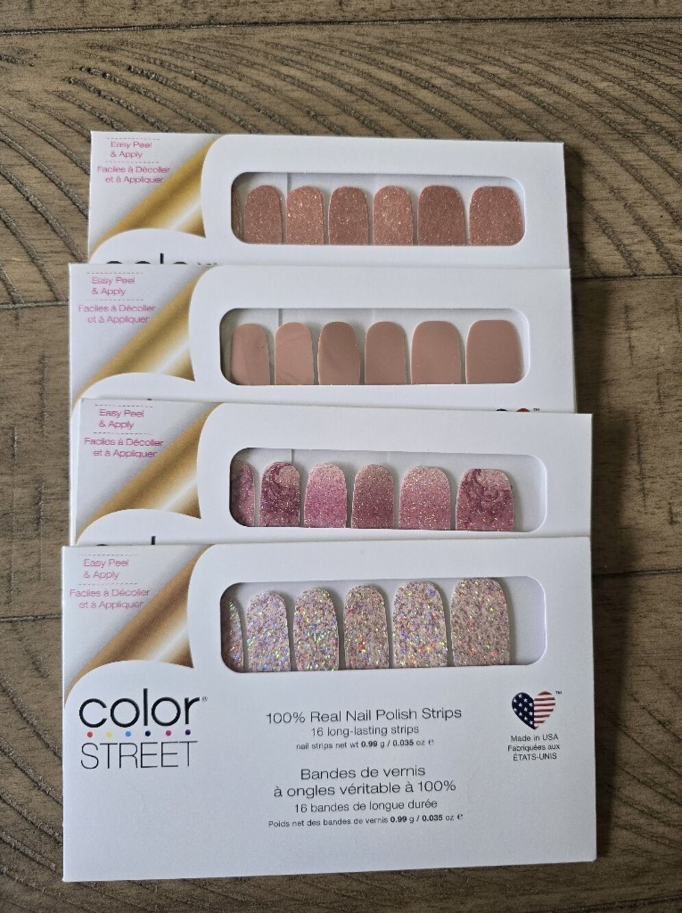 Color Street Bundle Pack. Shades Of Pink And Glitter
